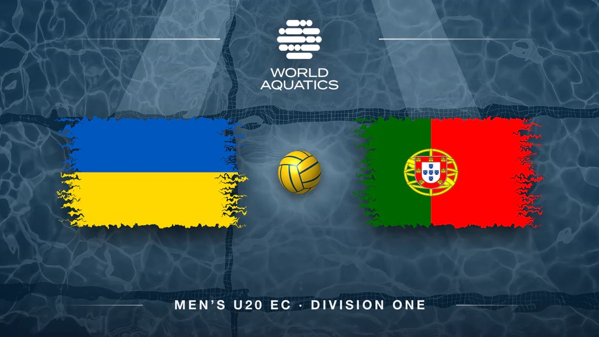 U20 Water Polo Division 1 2026 · Ukraine vs. Portugal · Classification 5th-8th Match 34