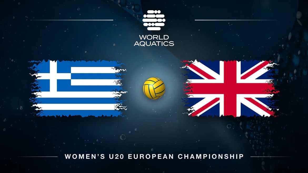 U20 Water Polo Championship 2026 · Greece vs. Great Britain · Classification 5th-8th · Match 45