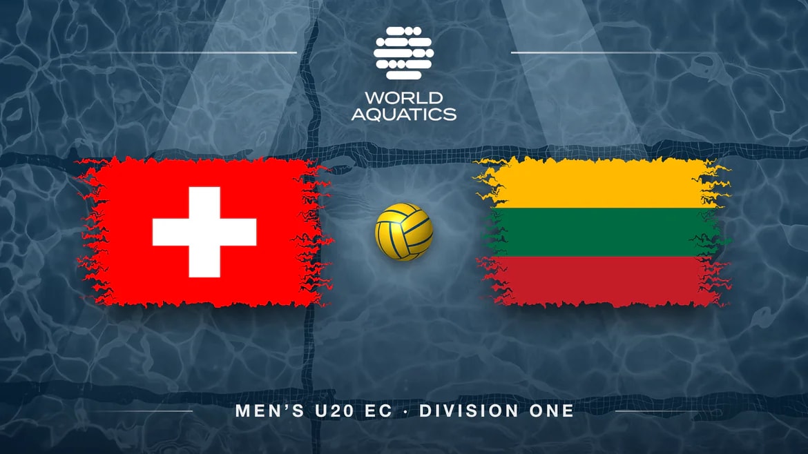 U20 Water Polo Division 1 2026 · Switzerland vs. Lithuania · Classification 9th-12th Match 31
