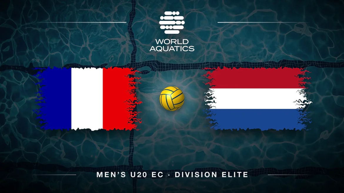 U20 Water Polo Championship 2026 · France vs. Netherlands · Classification 9th-12th Match 34