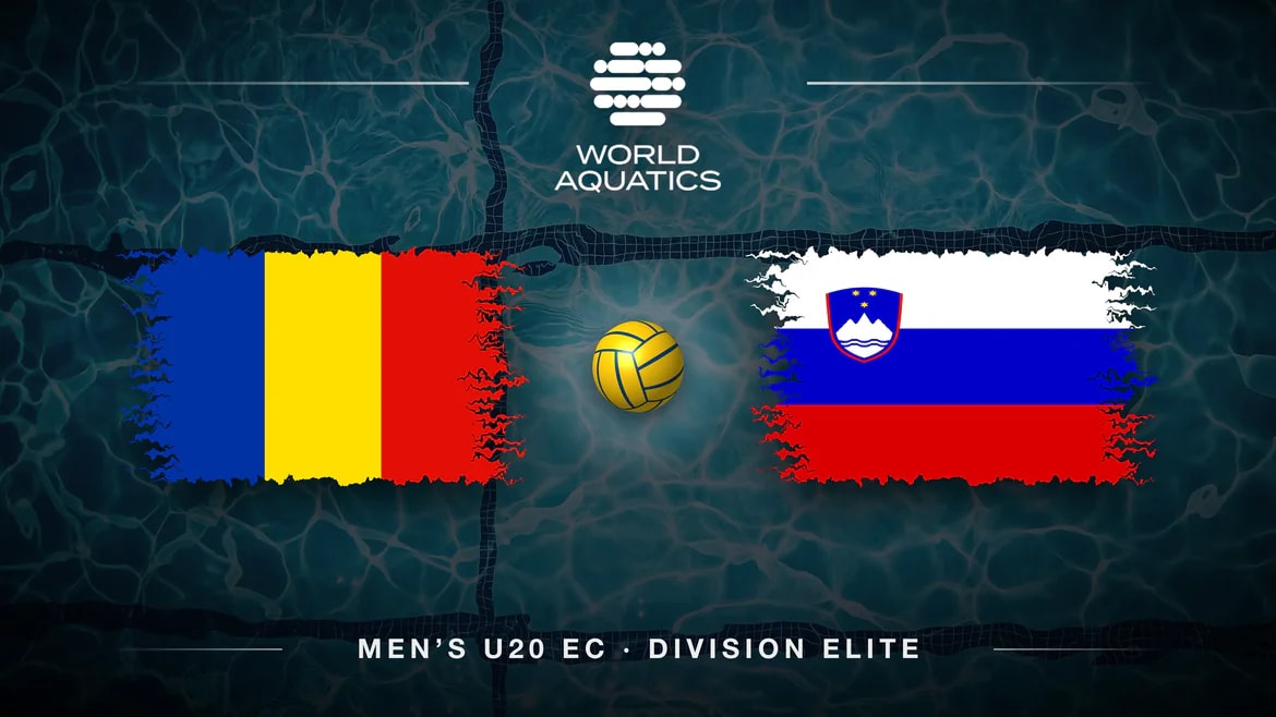 U20 Water Polo Championship 2026 · Romania vs. Slovenia · Classification 13th-16th Match 25
