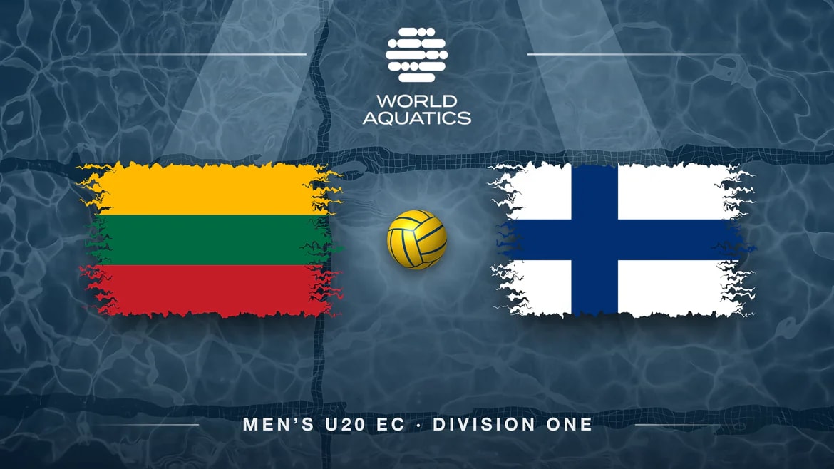 U20 Water Polo Division 1 2026 · Lithuania vs. Finland · Classification 11th-12th Match 37